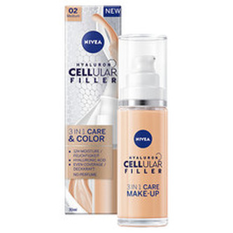 Nivea Pečující tónovací krém 3 v 1 Cellular Care & Color Střední 30 ml woman