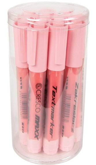 Zakreślacz MAXX Pastel różowy (12szt)