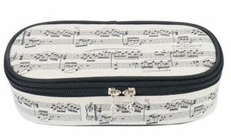 Piórnik kremowy Lux