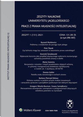 Zeszyty Naukowe UJ 1(151)/2021
