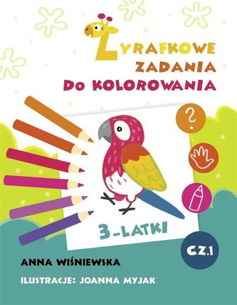 Zadania Żyrafki. Zadania do kolorowania