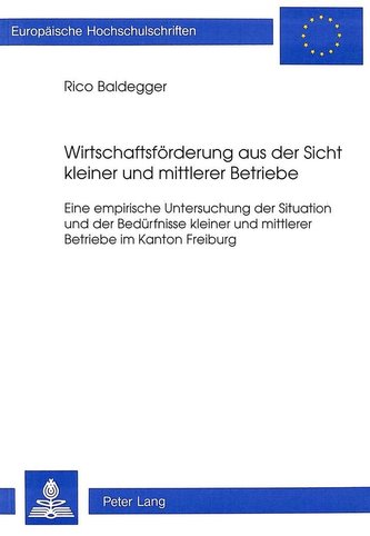 Wirtschaftsförderung aus der Sicht kleiner und mittlerer Betriebe
