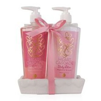 ACCENTRA Dárková sada s keramickým táckem Heart Cascade woman