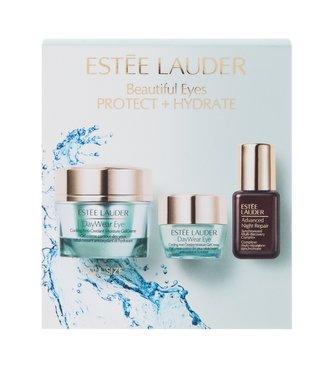 Estée Lauder Beautiful Eyes oční gel-krém DayWear Eye Cooling Anti-Oxidant Gel Creme 15 ml + oční gel-krém DayWear Eye Cooling Anti-Oxidant Gel Creme 5 ml + noční pleťové sérum Advanced Night Repair Synchronized Multi-Recovery Complex 7 ml