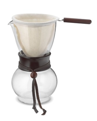 Dripper (Drip Pot) Hario Woodneck (DPW-1) - na 2 šálky, 240 ml