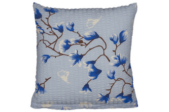 Povláček krepový - modrý keřík - 40x40cm