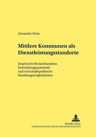 Mittlere Kommunen als Dienstleistungsstandorte