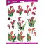 Papier do decoupage 3D kwiaty kalie arkusz