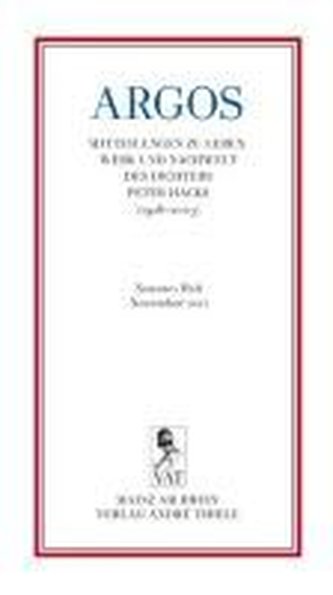 ARGOS. Neuntes Heft