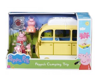 PEPPA PIG karavan de Luxe s příslušenstvím, 4 figurky