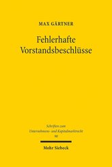 Fehlerhafte Vorstandsbeschlüsse