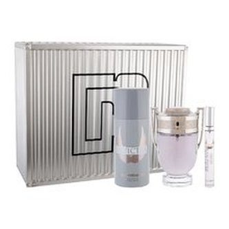 Paco Rabanne Invictus Dárková sada Toaletní voda 100 ml, deospray 150 ml a miniaturka Toaletní voda 10 ml