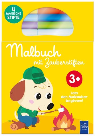 Malbuch mit Zauberstiften Hund