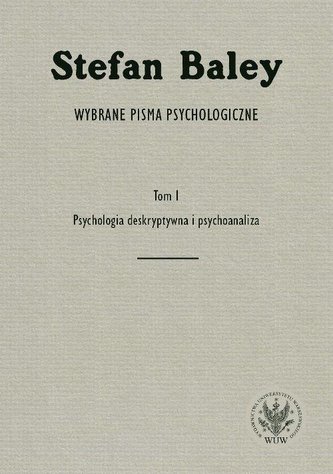 Wybrane pisma psychologiczne T.1