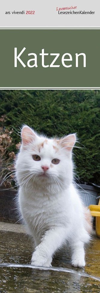 Lesezeichenkalender Katzen 2022