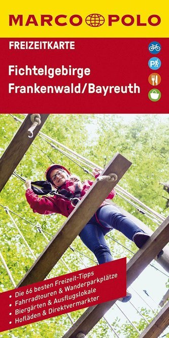 MARCO POLO Freizeitkarte Fichtelgebirge, Frankenwald, Bayreuth 1:100 000