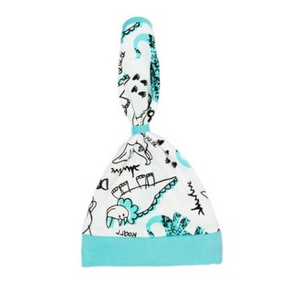 Kojenecká bavlněná čepička-šátek Nicol Dinosaur - velikost 80/86