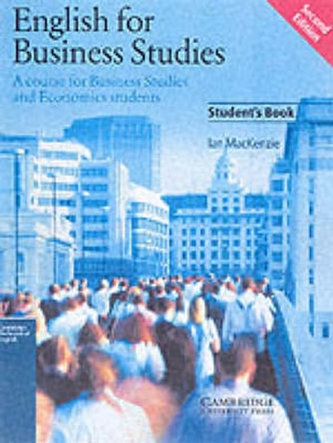 English for Business Studies Student´s book : A Course for Business Studies and Economics Students