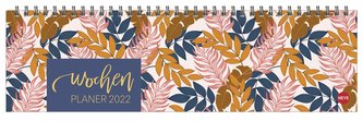 Tropical Leaves Wochenquerplaner Kalender 2022