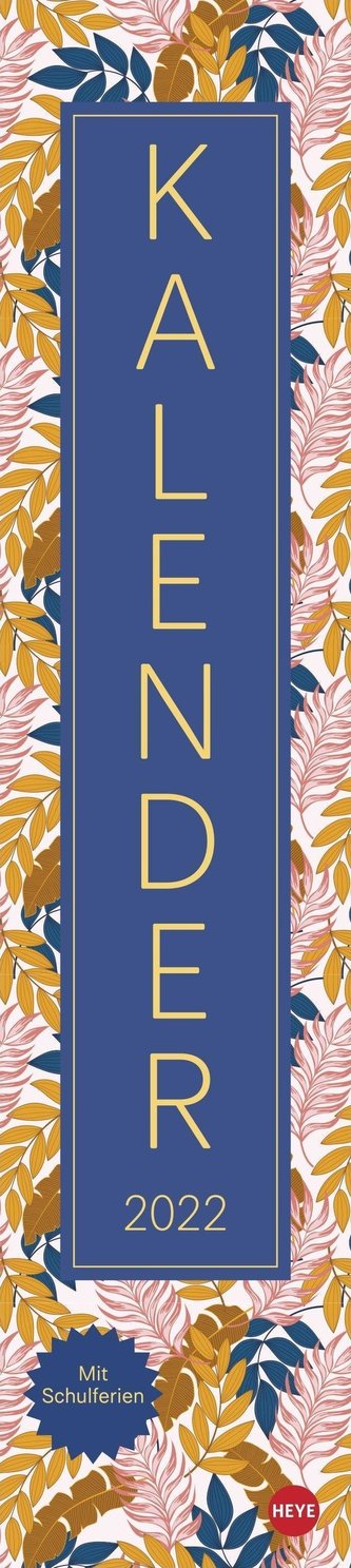 Tropical Leaves long Kalender 2022