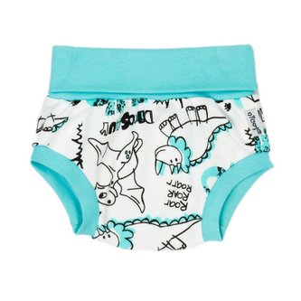 Kojenecké bavlněné kraťasy-bloomers Nicol Dinosaur - velikost 3-6 m