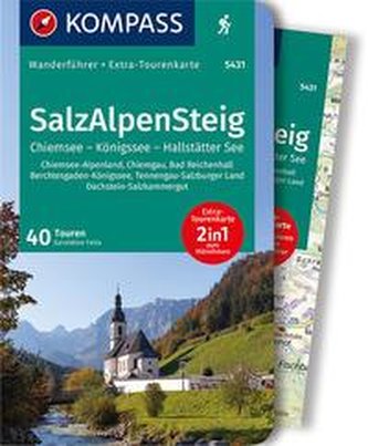 KOMPASS Wanderführer SalzAlpenSteig, Chiemsee, Königssee, Hallstätter See