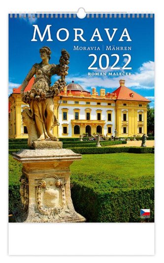 Kalendář nástěnný 2022 - Morava/Moravia/Mähren
