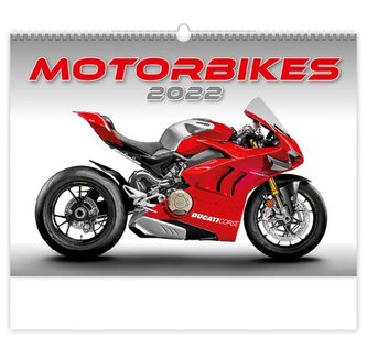 Kalendář nástěnný 2022 - Motorbikes