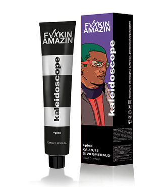 Fvxkin Amazin Kaleidoscope intenzivní oxidační barvící krém KA.19,15 Diva Emerald 100ml