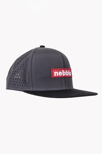 Kšiltovka Snap Back Red Label Grey - NEBBIA
