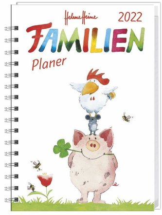 Helme Heine Familienplaner Buch A6 - Kalender 2022