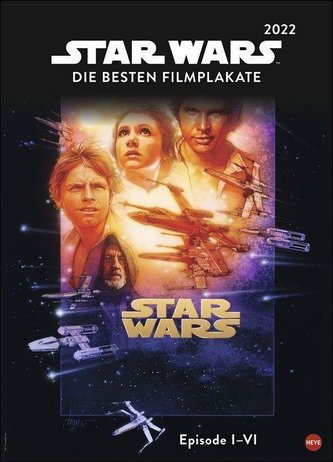 Star Wars Filmplakate Edition Kalender 2022
