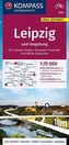 KOMPASS Fahrradkarte Leipzig und Umgebung 1:70 000