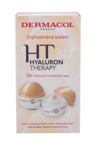 Dermacol 3D Hyaluron Therapy denní pleťový krém Hyaluron Therapy 3D Day Cream 50 ml + noční pleťový krém Hyaluron Therapy 3D Night Cream 50 ml