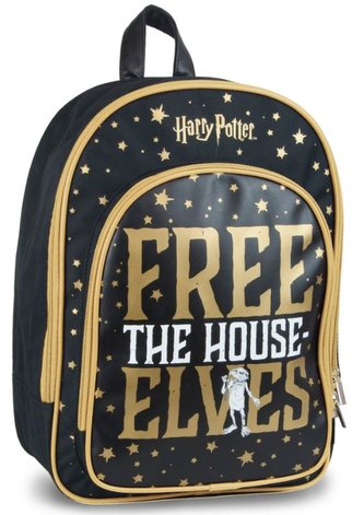 Batoh Harry Potter: Dobby - Free The House Elves (objem 16 litrů|28 x 38 x 15 cm) černý polyester