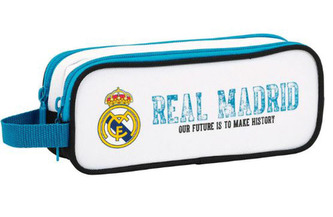 Dvoudílný penál na tužky FC Real Madrid: 11754 (21 x 8 x 6 cm)