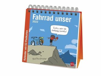 Butschkow Fahrrad unser -  Aufstell-Postkartenkalender 2022