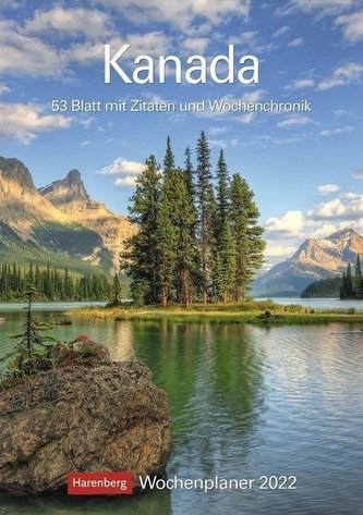 Kanada 2022 Wochenplaner