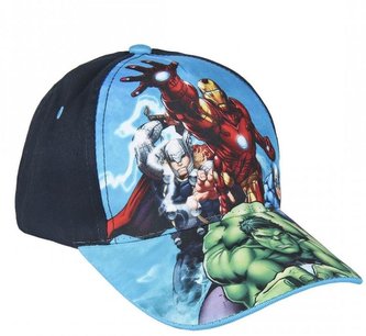 Dětská kšiltovka Marvel: Avengers (obvod 53 cm) multicolor bavlna polyester