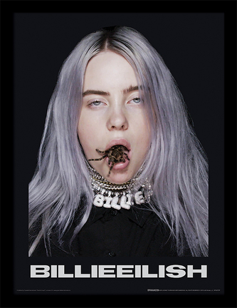Plakát v rámu Billie Eilish: Pavouk (30 x 40 cm)