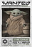Plakát Star Wars|Hvězdné Války TV seriál The Mandalorian: Wanted The Child - mladý Yoda (61 x 91,5 cm)