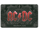 Podložka na jídelní stůl AC/DC: Black Ice (23 cm x 14 cm) plastová
