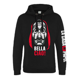 Pánská mikina La Casa De Papel|Papírový dům: Jumbo Face (S) černá bavlna polyester