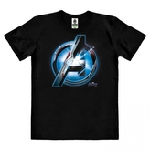 Pánské tričko Marvel|Avengers: Endgame logo (2XL) černé bavlna