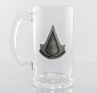 Sklenice korbel Assassins Creed: Logo (objem 500 ml)