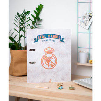 Kroužkový pořadač se spojovací svorkou FC Real Madrid: Vintage Collection (28 x 32 x 7 cm)