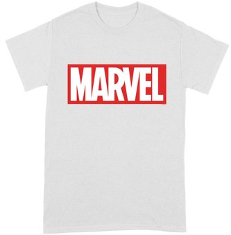Pánské tričko Marvel Comics: Logo (2XL) bílé