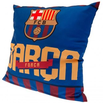 Polštář FC Barcelona: Barca (40 x 40 cm) modrý polyester