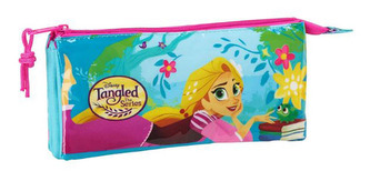 Trojitý penál na tužky Disney|Na vlásku: vzor 11805 (22 x 10 x 3 cm) polyester