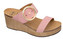 Scholl Zdravotní obuv - MALIBU` WEDGE Nub-W - Pale Pink 37